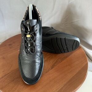 Geox Respira Women's  Patent Leather Suede Shoes Animal Print Size US 10.5/EU 41